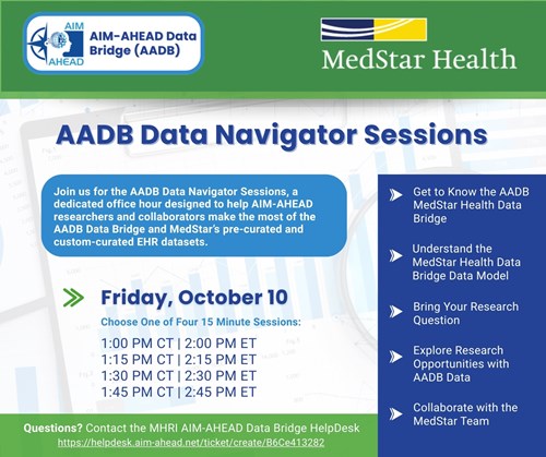 AADB Data Navigator Office Hours October 10, 2025