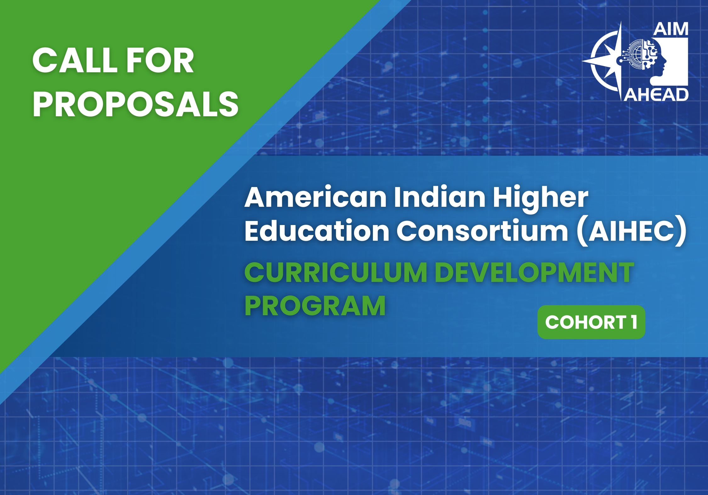 Call for Proposals: AIM-AHEAD AIHEC Curriculum Development Program - Cohort 1