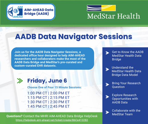 AADB Data Navigator Session, Friday June 6, 2025